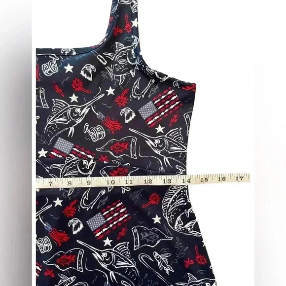 Columbia PFG Women’s Americana Print Dress UPF 50 Size Small - Picture 3 of 8